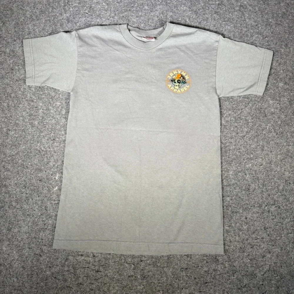 Bayside‎ Jrnymn Apparel Building Shit You Cant Skeleton Grey Graphic T-Shirt M